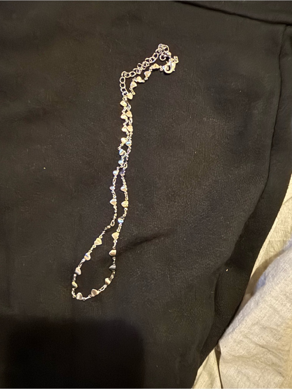 Target Silver Heart Link Necklace - Silver Tone